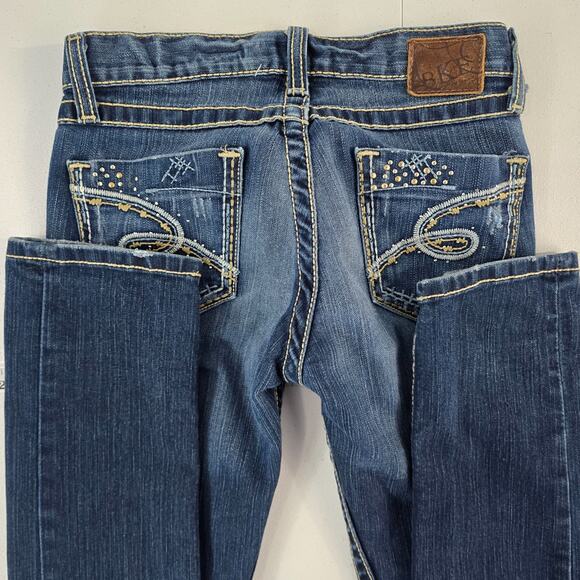 BKE Buckle mya skinny stretch jeans blue 26x33.5 womens 6049 - Picture 4 of 12